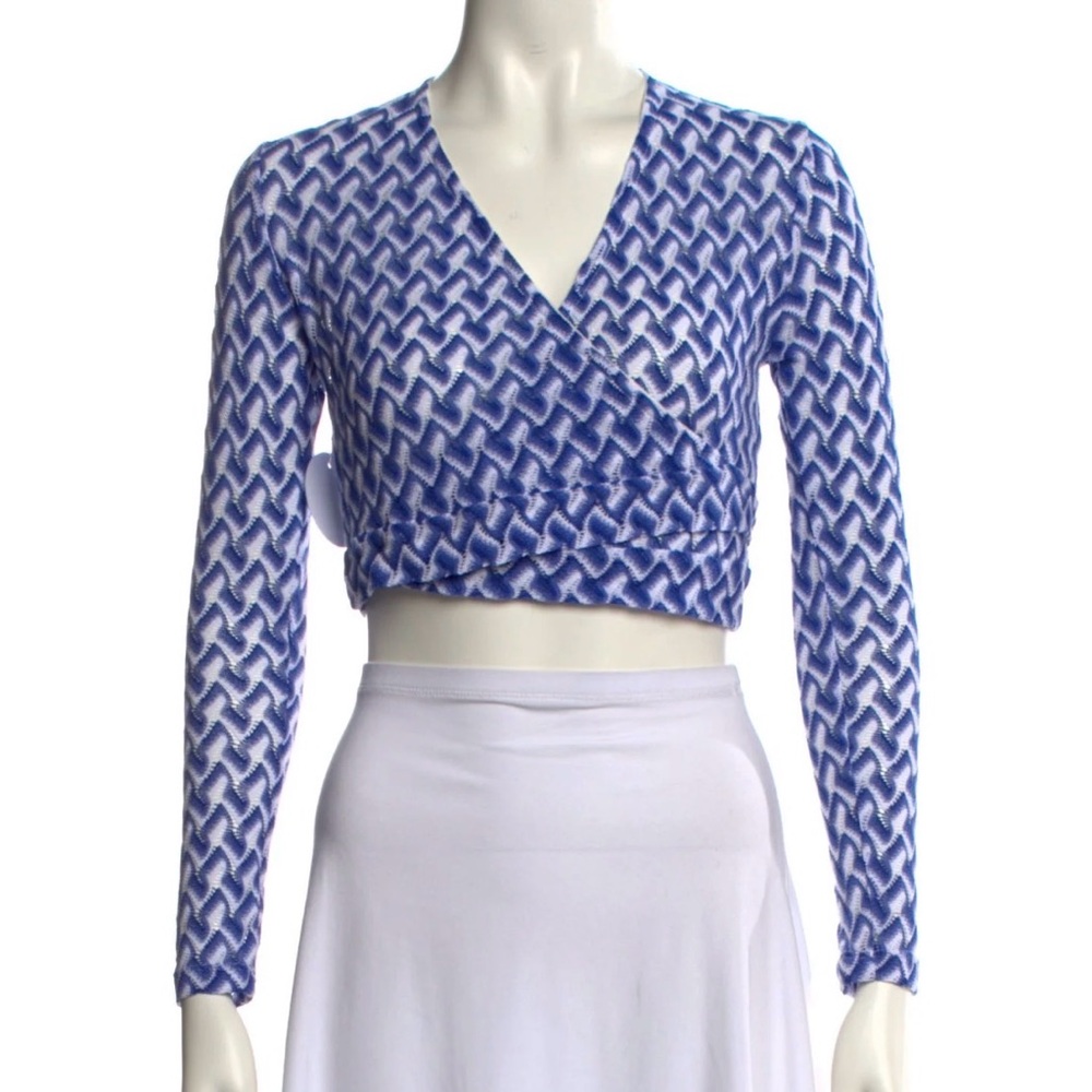 Hill House Raschel Knit Ballet Wrap Top - Picture 2 of 5